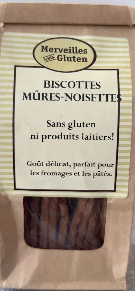 Biscottes Mûres-Noisettes