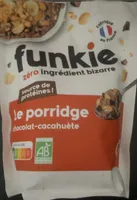 Porridge chocolat-cacahuète