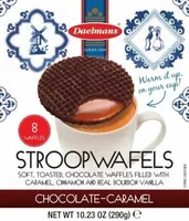 Chocolate-caramel stroopwafels count