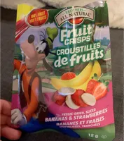 Freeze Dried Fruit Crisps Strawberries & Bananas