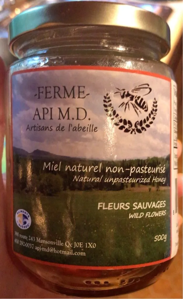 Miel naturel non pasteurisé