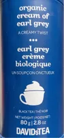 Earl grey crème biologique