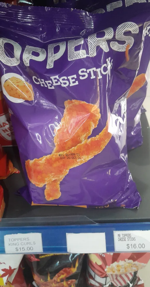 Toppers cheese sticks