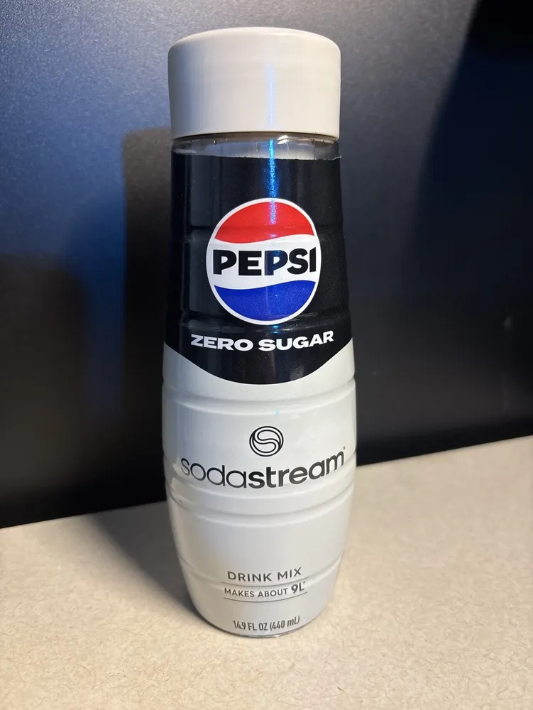 Pepsi zero sugar sodastream