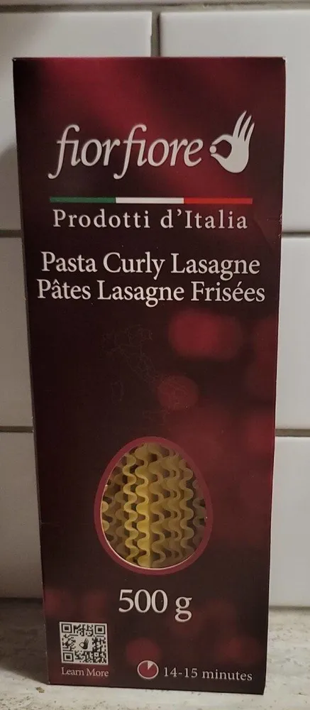 Pâtes Lasagne Frisées