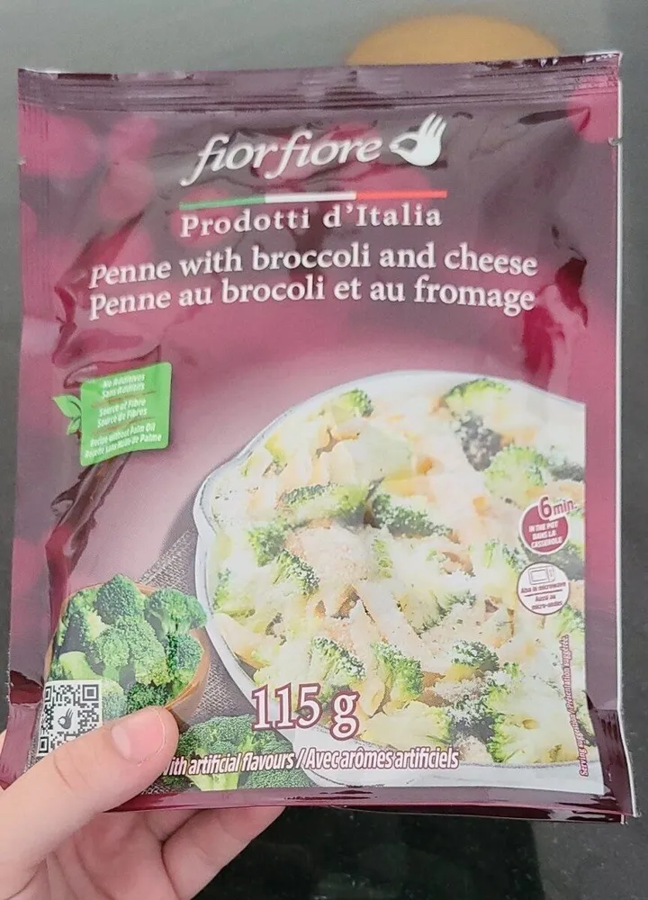 Penne au brocoli et au fromage