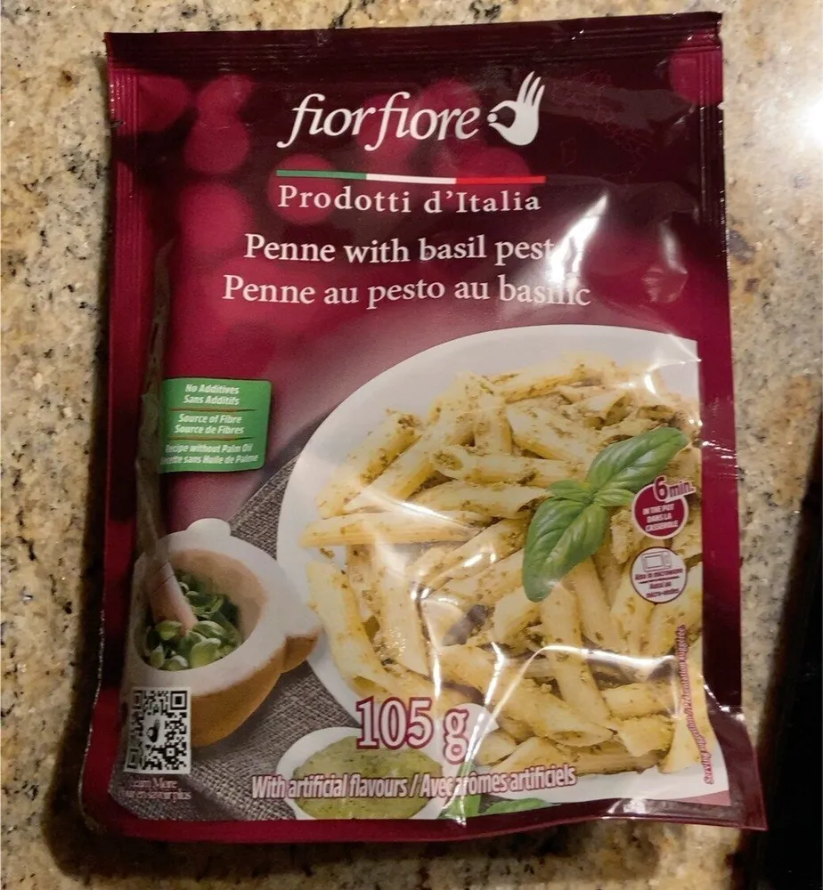 penne au pesto au basilic