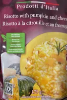Risotto with pumpkin and cheese