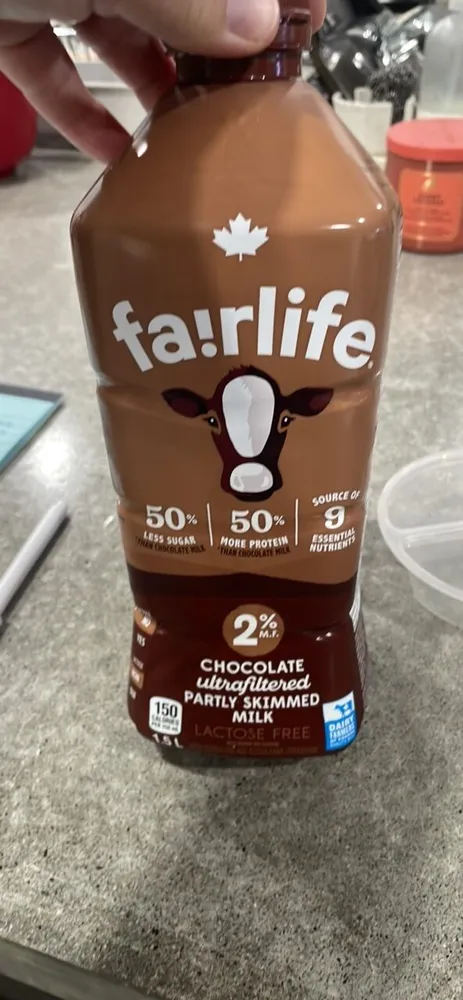 Partially Skimmed Chocolate Milk