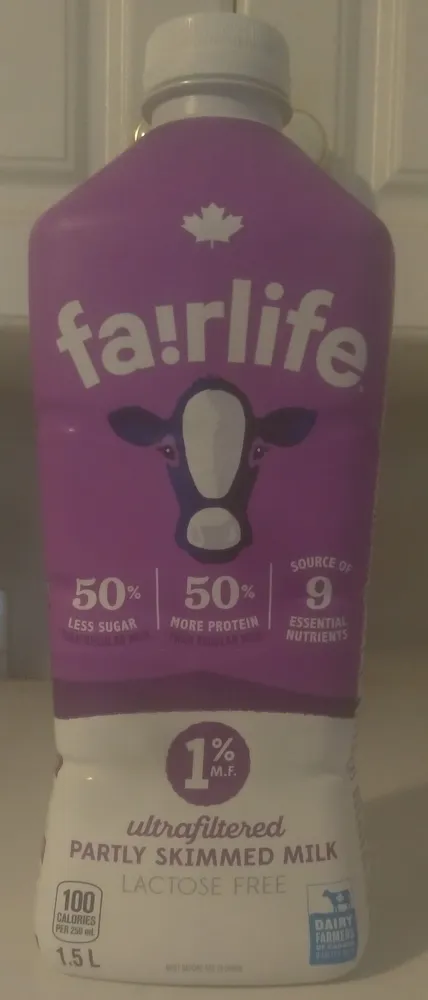 1% M.F. Ultrafiltered Partly Skimmed Milk