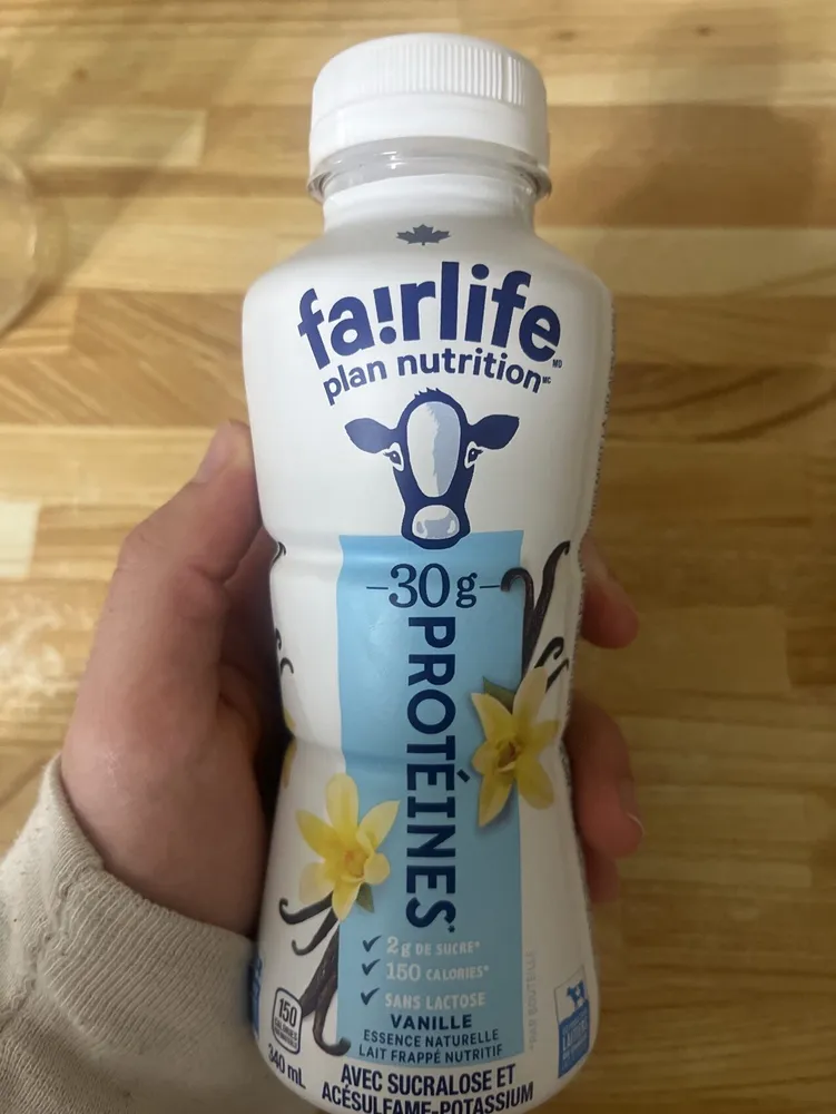 vanilla lactose-free nutritious shake
