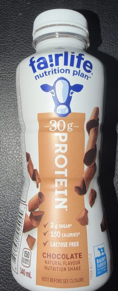 Chocolate Natural Flavour Nutrition Shake