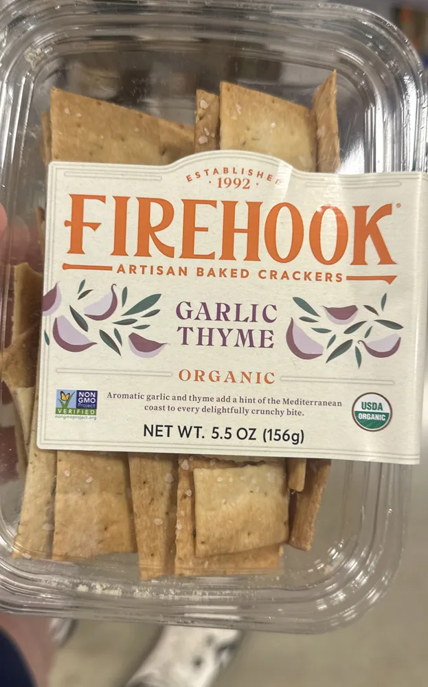 Garlic Thyme Organic Artisan Baked Crackers