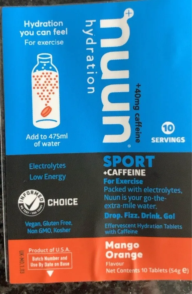 Nuun Sport Mango Orange