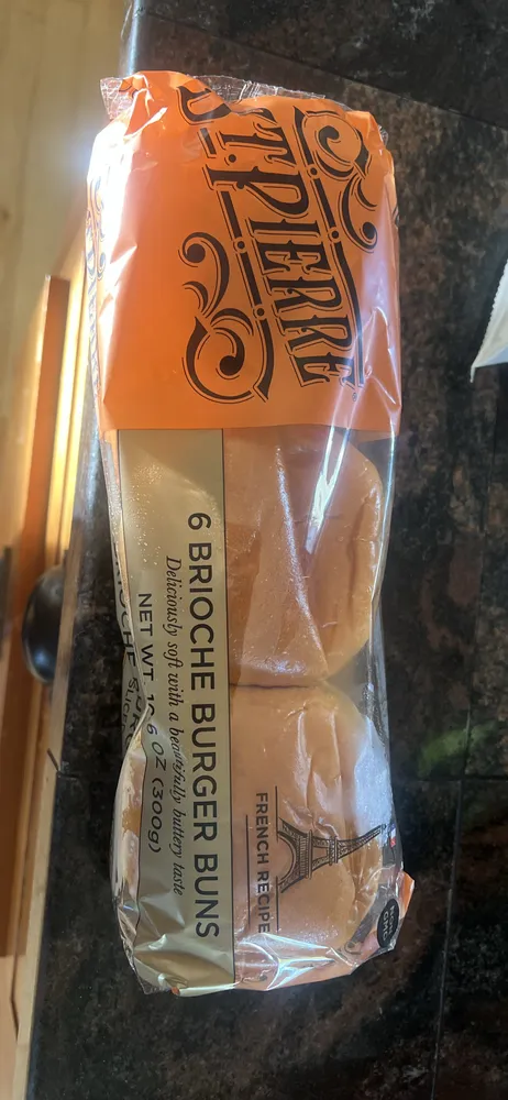 Brioche Burger Buns Pre-Sliced