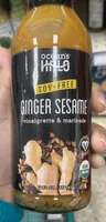 organic GINGER SESAME vinaigrette & marinade