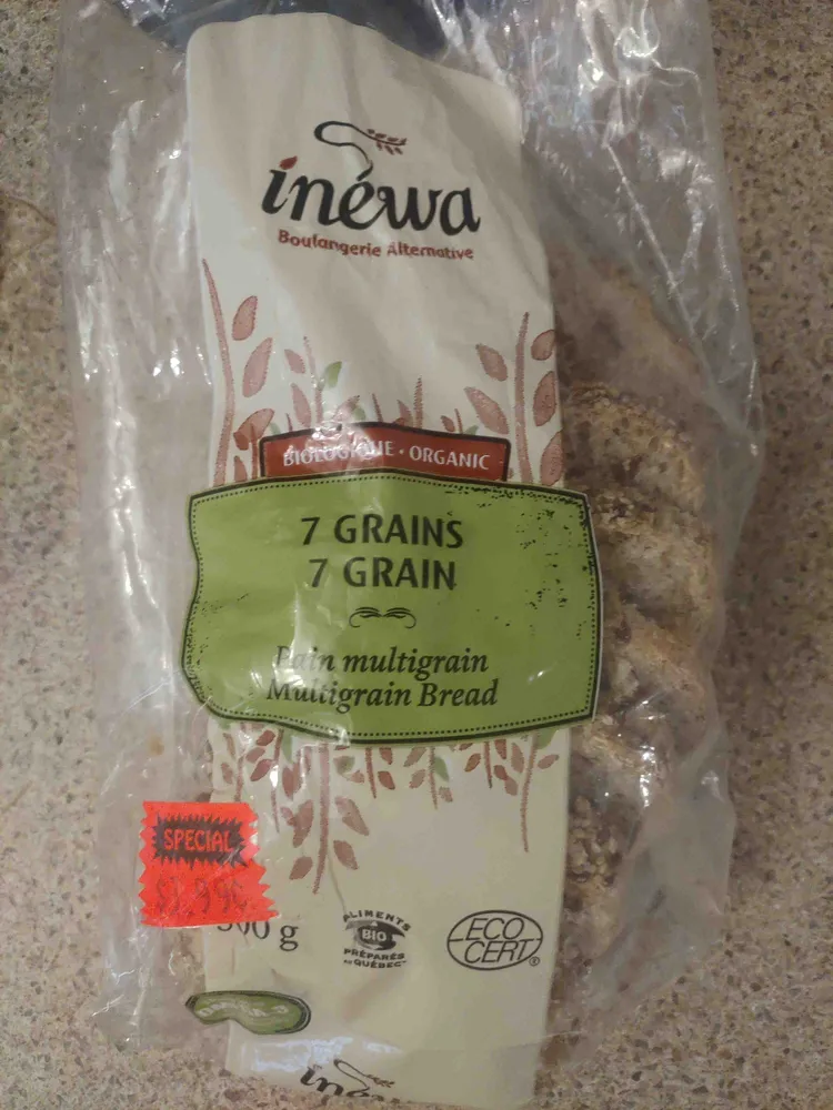 Organic 7 grain multigrain bread