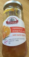 Mandarine et orange fruit spread