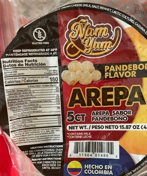 Arepa - pandebono