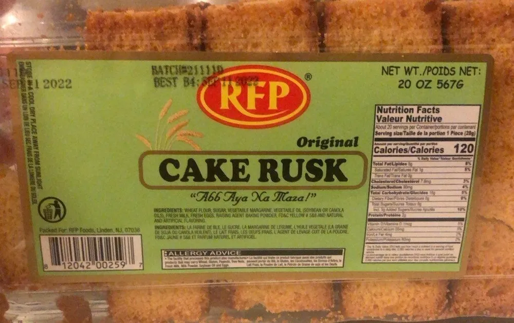 Cake rusk