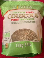 Couscous perlé tricolore