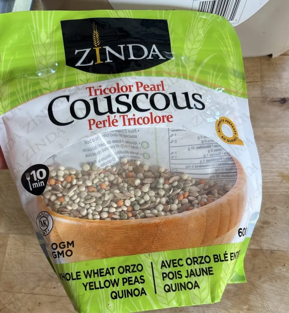 Couscous perlé tricolore