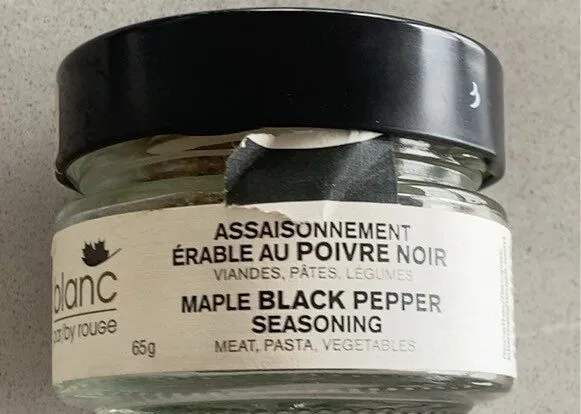 Assaisonnement erable au poivre