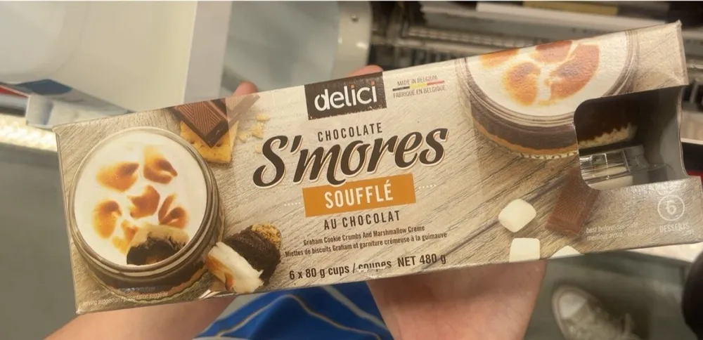 Chocolate s’mores soufflé