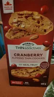 CRANBERRY ALMOND THIN COOKIES