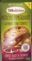 Biscuits fins aux amandes, pistaches et canneberges