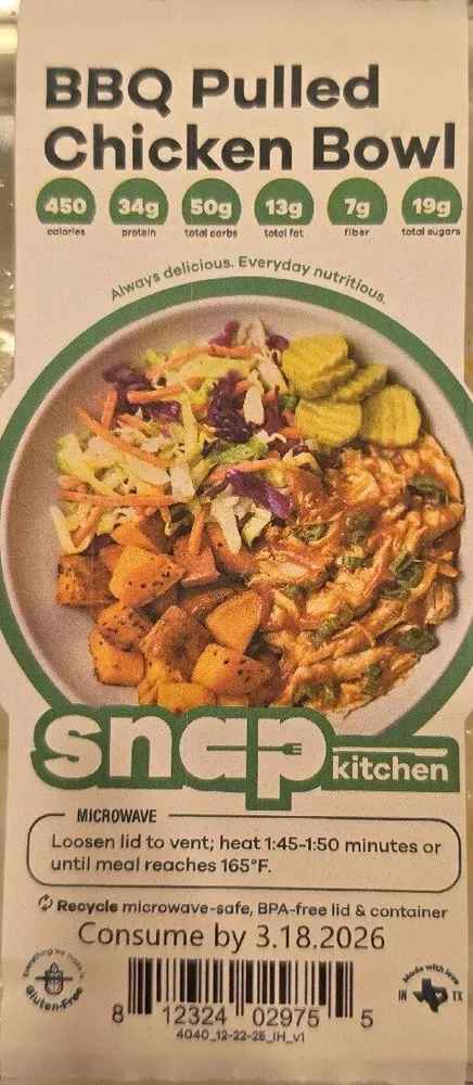 BBQ Pulled Chicken Bowl