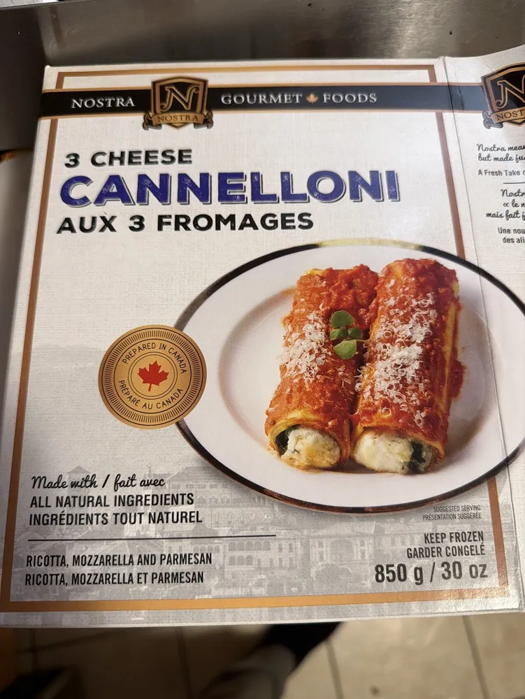 3 Cheese Cannelloni