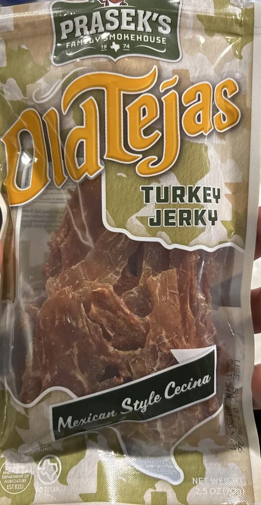 Old Tejas Turkey Jerky Mexican Style Cecina