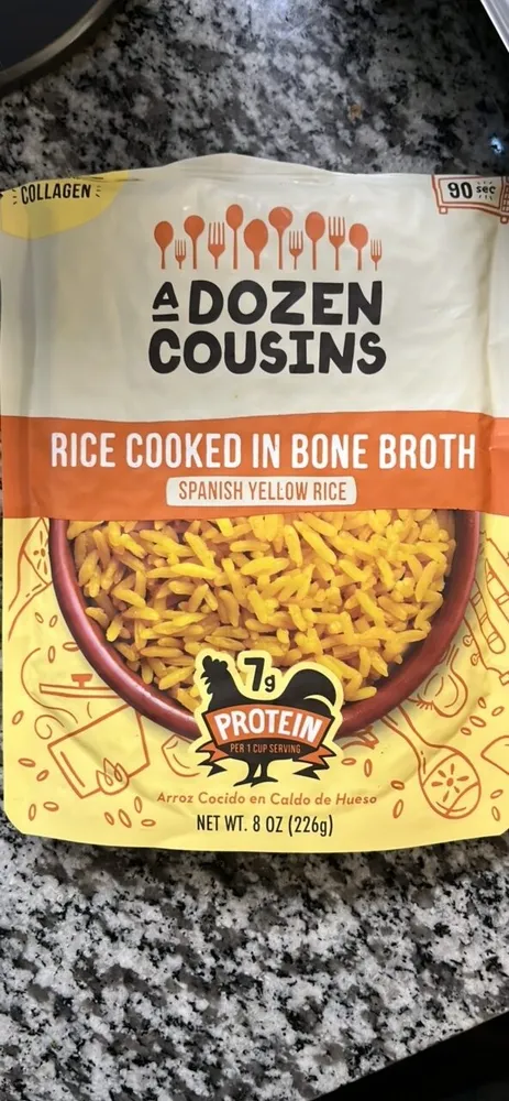 Rice Cooked in Bone Broth Spanish Yellow Rice