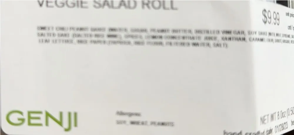 VEGGIE SALAD ROLL