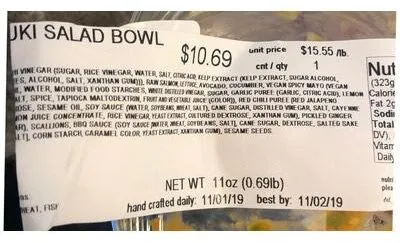SALMON KABUKI POKE BOWL