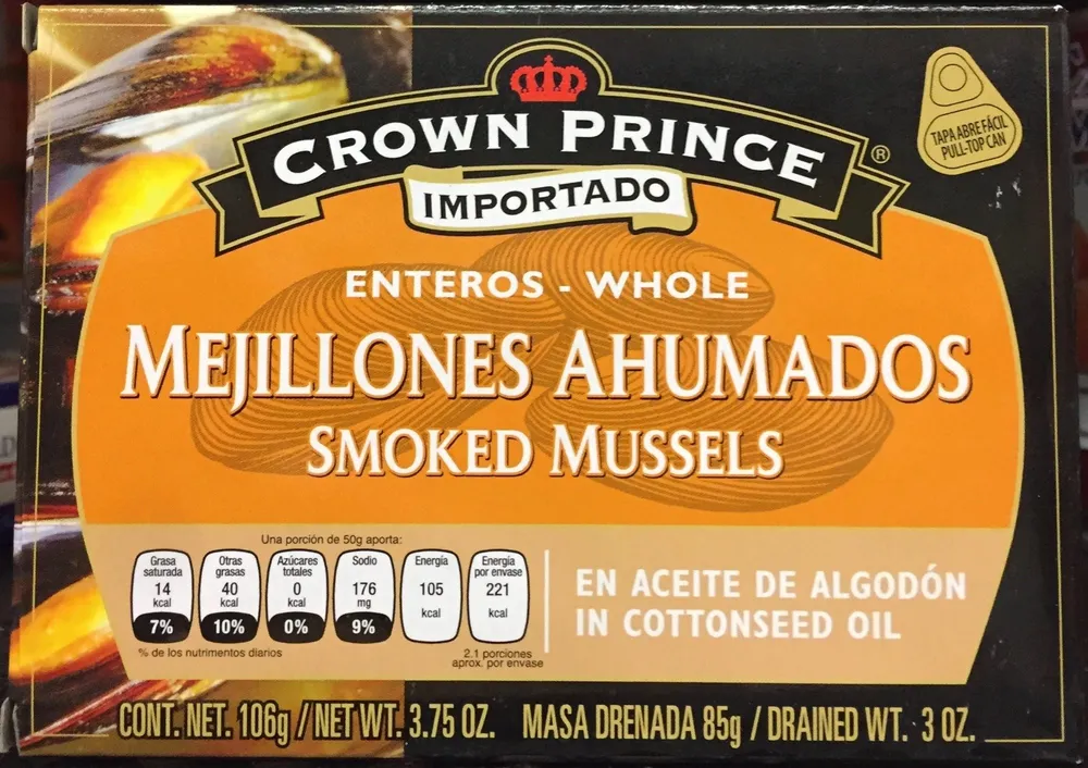 Mejillones Ahumados Enteros