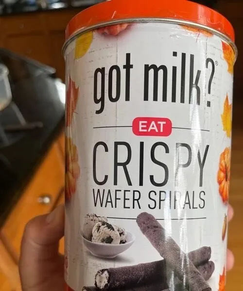 Cookies and cream crispy spirals
