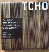 Pure notes dark chocolate