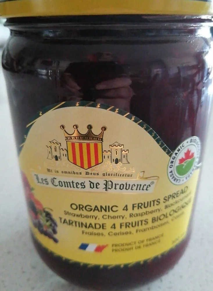 Tartinade 4 fruits biologique