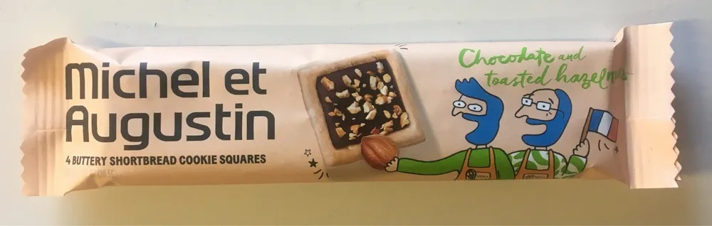4 Cookie Squares Hazelnut