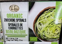 Spirales de courgettes