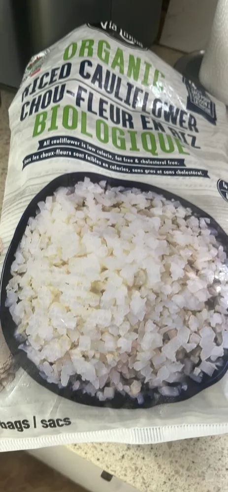organic riced cauliflower
