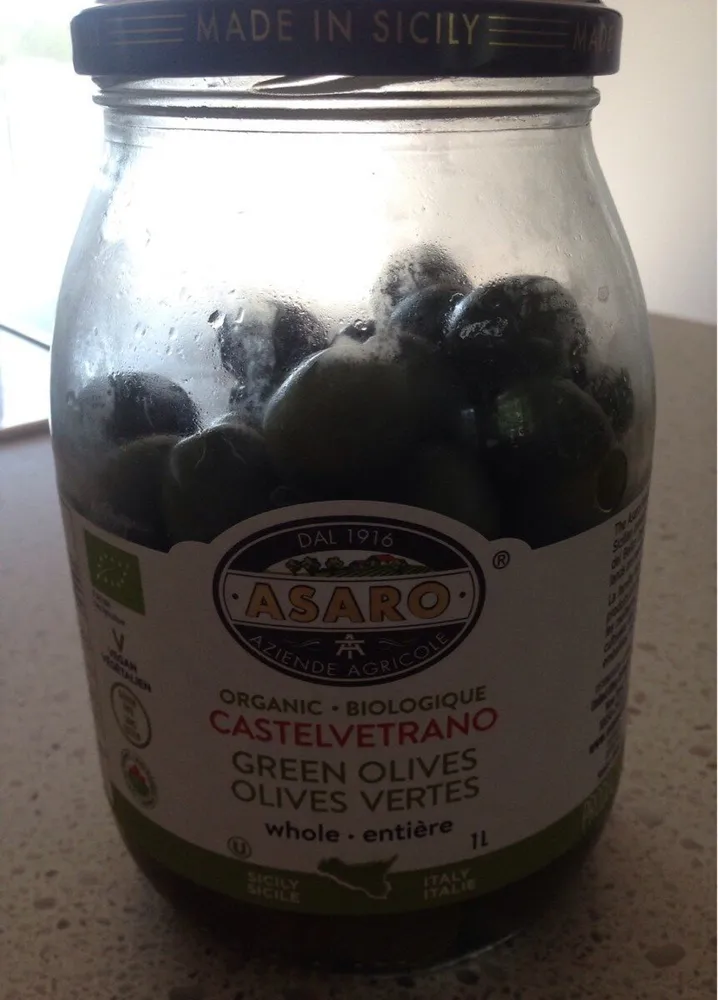 CASTELVETRANO GREEN OLIVES whole