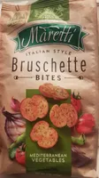 Mediterranean vegetables italian style bruschette chips, mediterranean vegetables