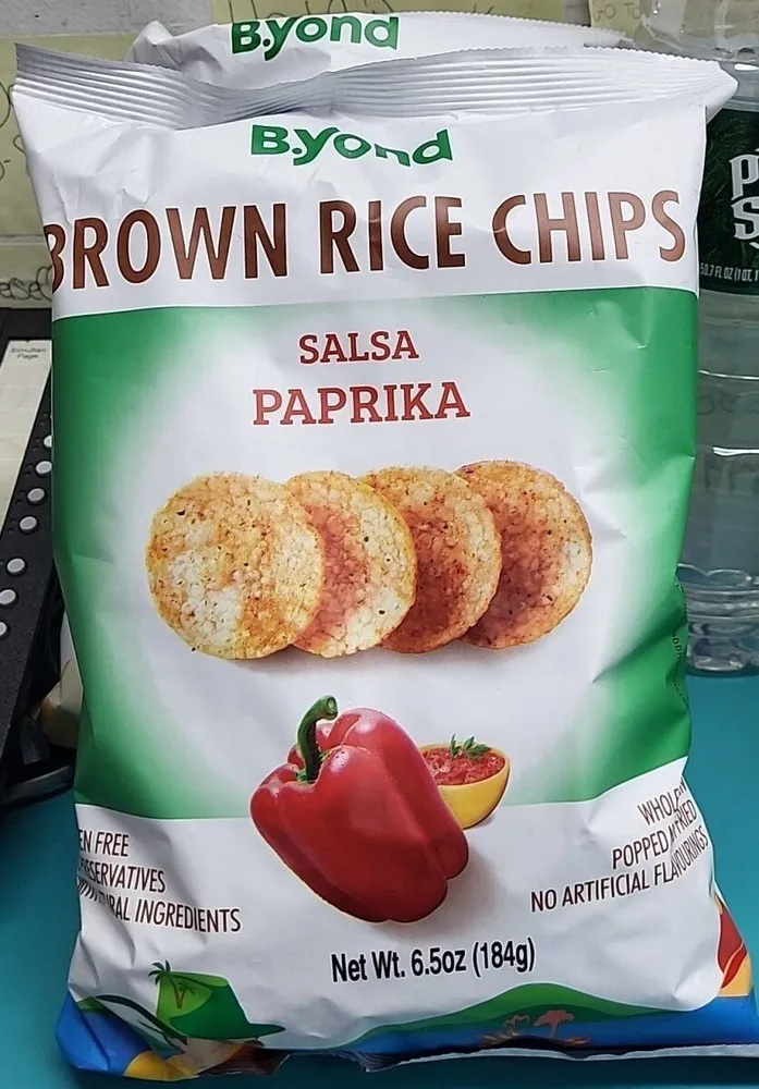 Brown rice chips