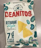 Restaurant style white bean chips