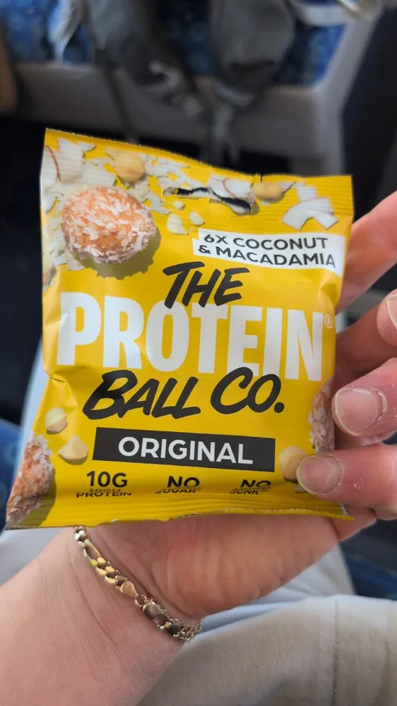 Ball Co. 6 Coconut + Macadamia Whey Protein Balls