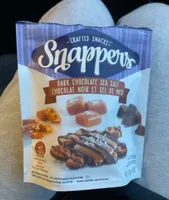 Dark chocolate sea salt clusters