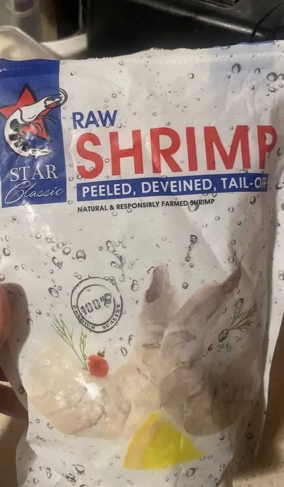raw shrimp